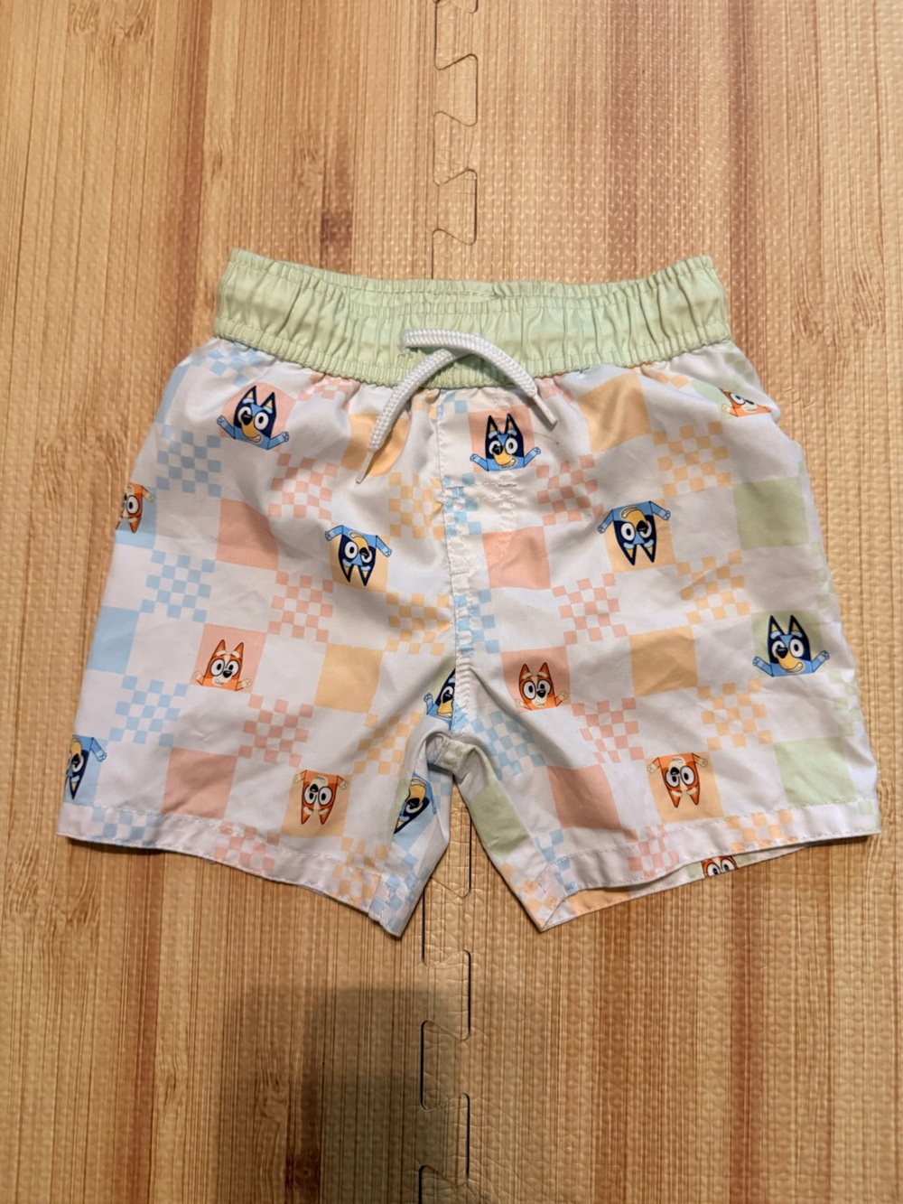 Bluey 3T Boys Lined Swimsuit / Swim Shorts / Swim Trunks Toddler